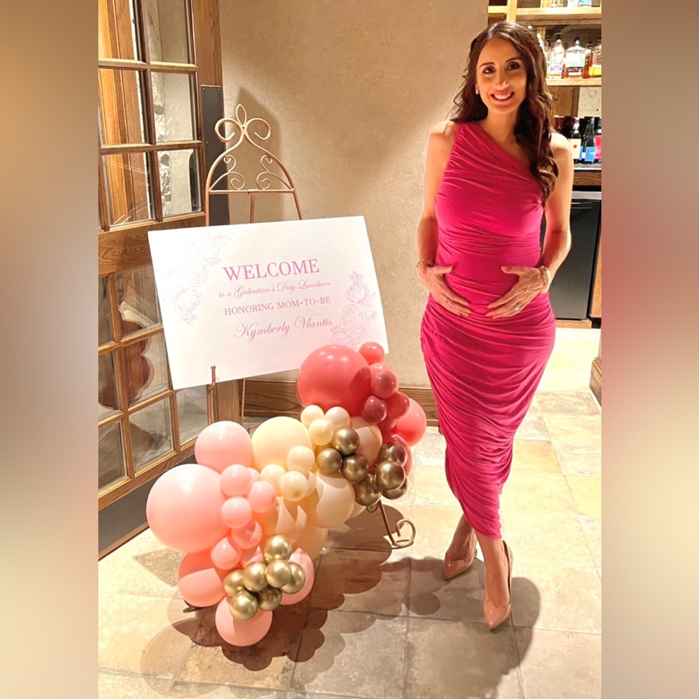 Normal Kamali Pink Dress for Maternity